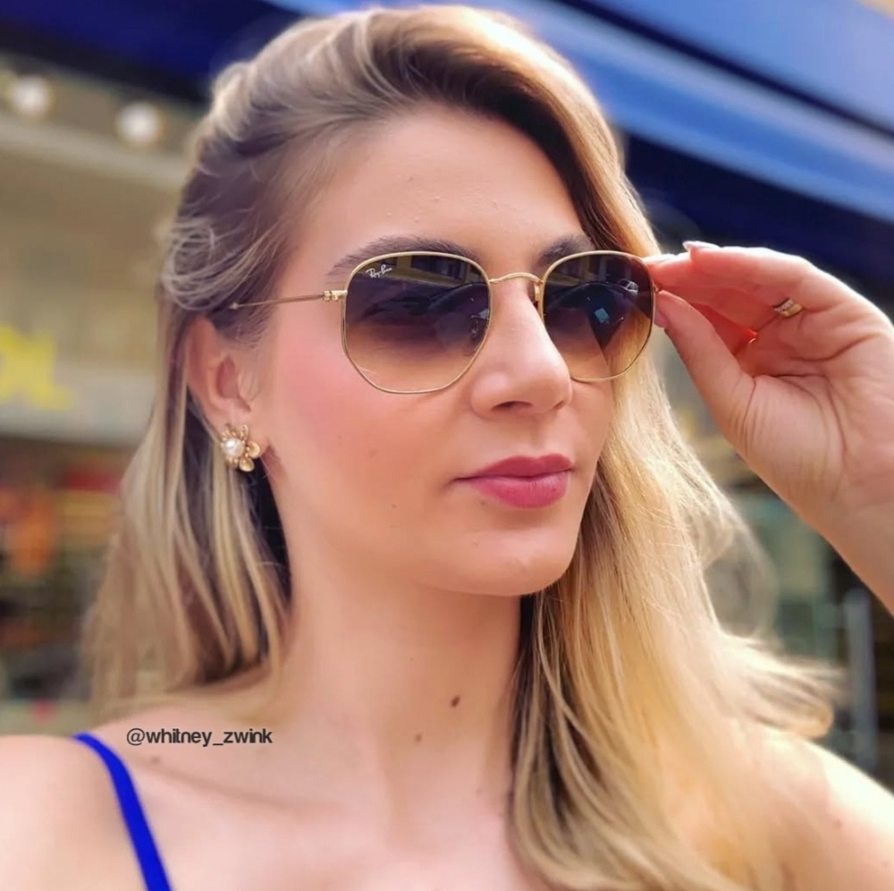 RayBan Hexagonal Gradient RB3548N 51 Brown